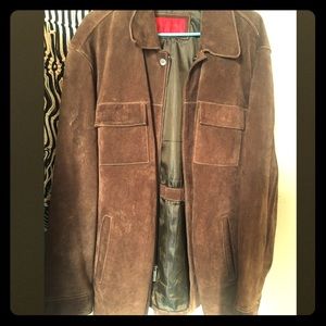 Men’s Nicole Miller Suede Leather Jacket